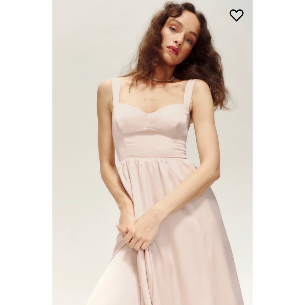 Reformation Hollyhock Dress in Champagne - Picture 3 of 13